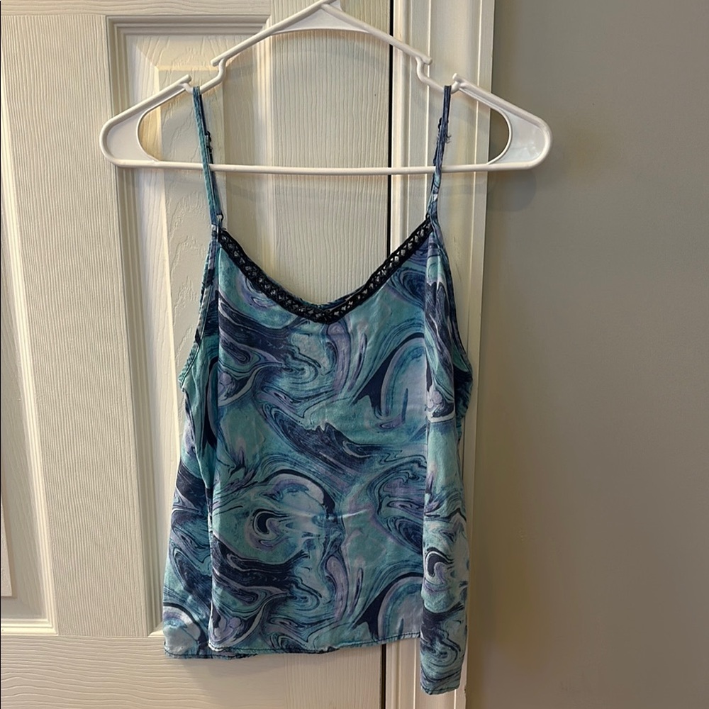 SO Blue Fitted Camisole Top